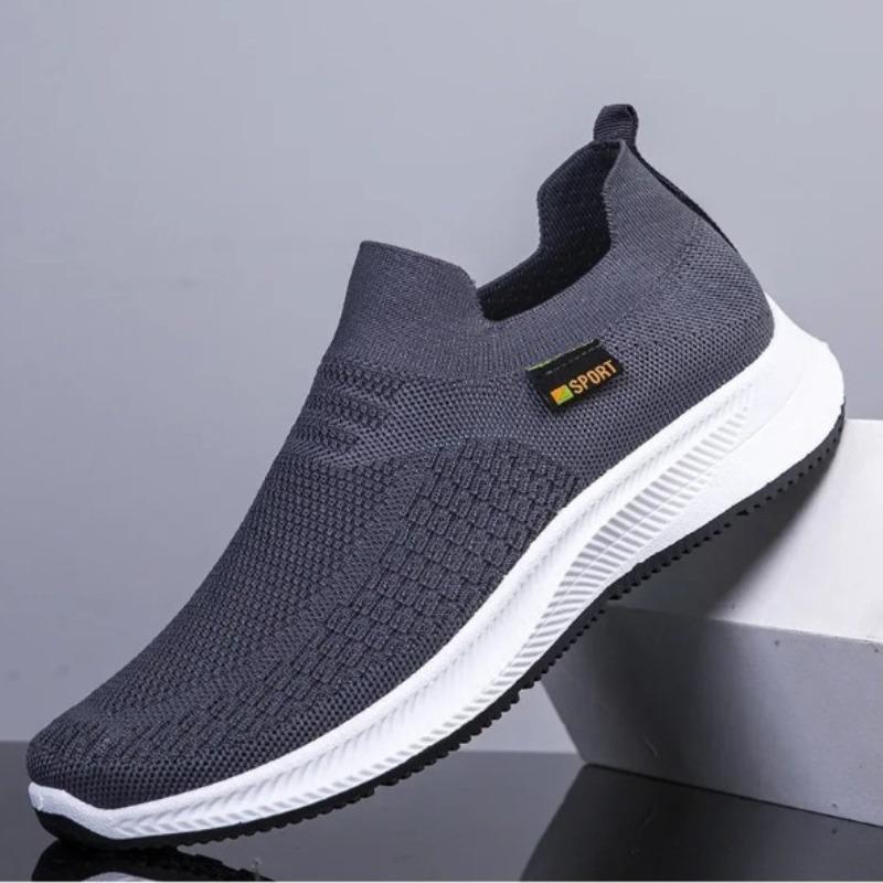 Men's Shoes New Breathable Mesh Casual Shoes Lightweight Comfort Sneakers Non Slip Vulcanized Footwear Walking Flats Men Loafers