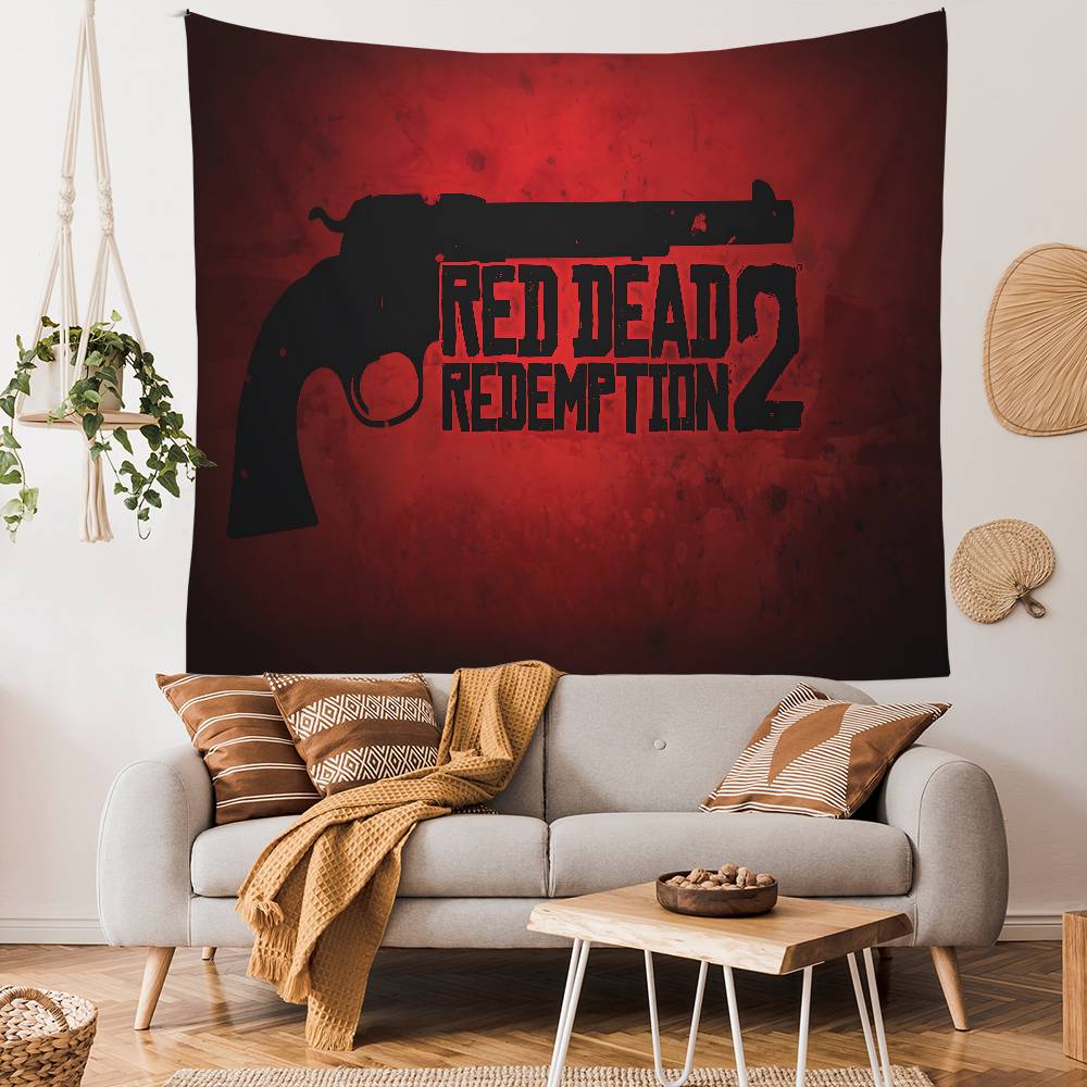 RRed DDead RRedemption 2 DIY Wall Tapestry Art Science Fiction Room Home Decor Wall Art Decor