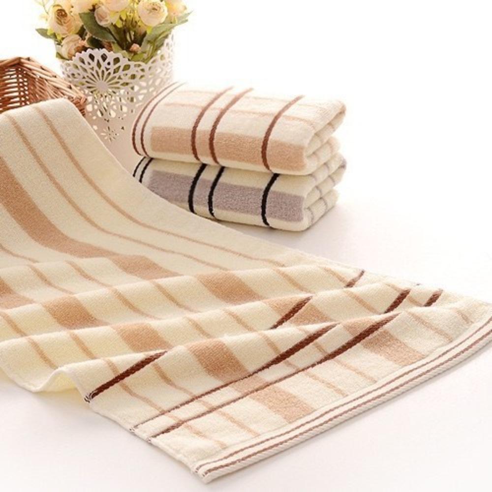 Spot large thickened cotton souvenir towel hotel men's sports face towel plain color broken gear water absorption