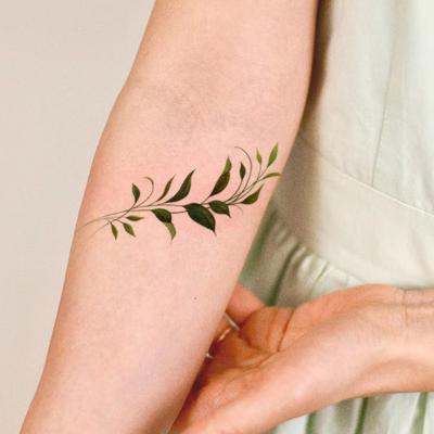 Beautiful Small Fresh Wicker Simple Tattoo Sticker New Chinese Arm Tattoo Sticker