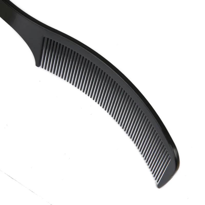 Professional Curved Shaver Hair Cipper Cutting Comb Anti-Static Barber Flat Top Comb Salon Hairdressing Tool Haircut Brush