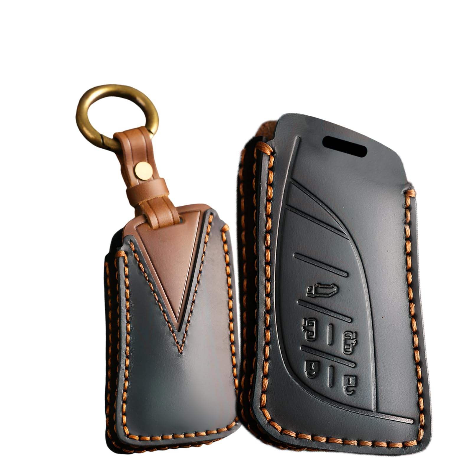 

[TECART] Чехол для ключа Lexus, Чехол для ключа, Брелок для ключа, Чехол для смарт-ключа, Lexus LFA чёрный