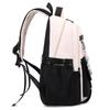 New Simple Letter Portable Travel Backpacks Large Capacity High Value Dirt-resistant Middle School Girls Schoolbag College Student Waterproof Book Bag