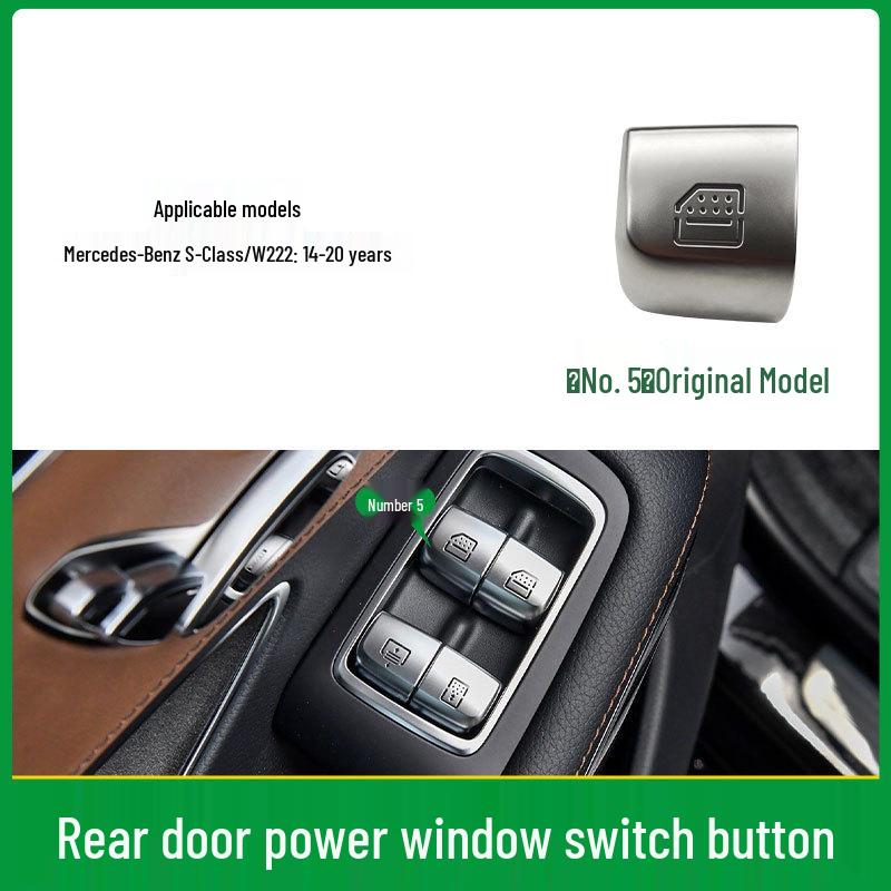 Mercedes-Benz S-Class W222 Window Lifter Switch Button (Part No. 2229051505)