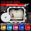 Car Trunk Dynamic Flowing Light Strip 200cm/400cm Automatic Car Lamp Lamp On/Off Silicone Scanning DIY Lamp Decorative Inte K6V7