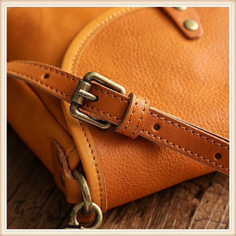 Retro Genuine Leather Women Summer Small Bag 2026 New Simple Leisure Nature Cowhide Female Shoulder & Crossbody Bags