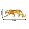 Resin Black Jaguar Showpiece for Home Decor/Black Panther Statue for Living Room Decor, Cheetah Showpiece Office Decor Item, Pack of 1 (Golden)
