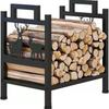 Outdoor Camping and Indoor Firewood Storage Rack