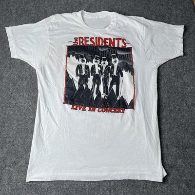 Rare! The Residents Live In Concert Shirt Tour Gift Fan S To 5XL Unisex T-Shirt