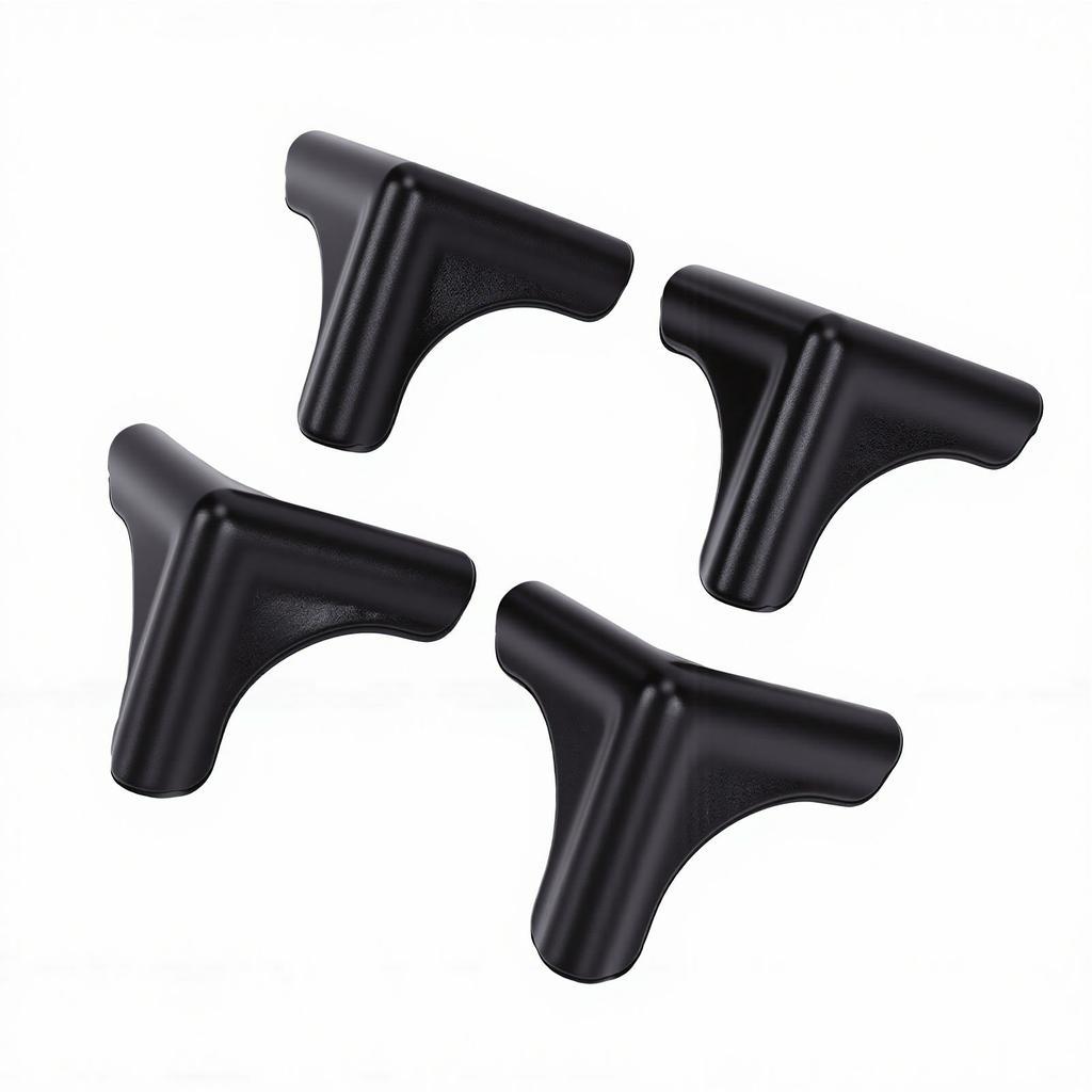 4pcs Silicone Corner Guards Corner Protectors Soft Rugged Self Adhesive   Covers for Table Desk Kitchen Cabinet
