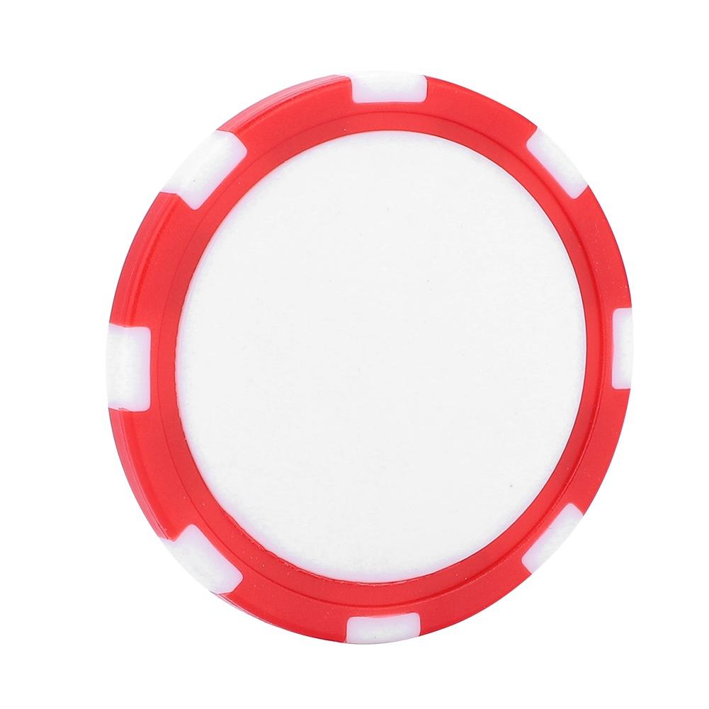 Lightweight Golf Marker Level Ball Marker Durable ABS Golf Poker Chip Golfer Gift Red
