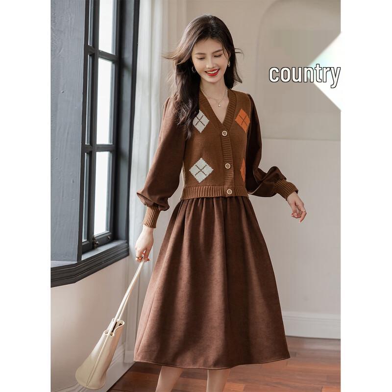 

Mokana Women s Elegant Long Sleeve Midi Dress One Size