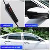 Naklejka Samochodowa Nowa Naklejka Ochronna na Drzwi Samochodu Paski Przeciwkolizyjne Gumowy Ochraniacz Samochodowy Dla Peugeot 206 307 308 207 208 407 508 2008