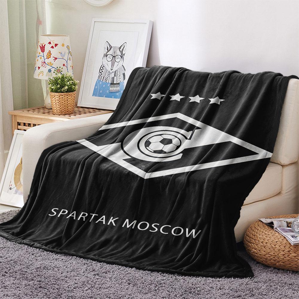 1PC Spartak Moscow Spirit Blanket, High quality Comfortable for All Seasons, Home Decor, Warmth and Comfort