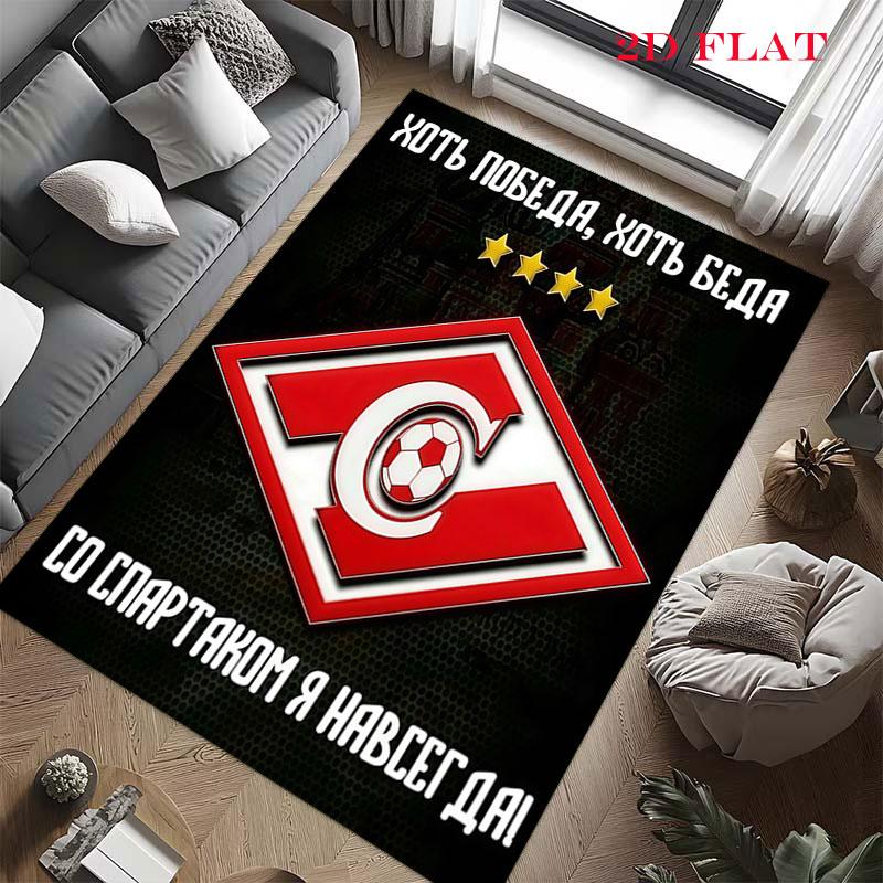 Spartak Moscow Dash Carpet Rug for Living Room Bedroom Home Sofa Decoration,Kids play Nonslip Floor Mat