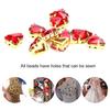 10pcs Red Imitation Crystal Stones Ornament Heart Shaped with Claw DIY Jewelry Clothing Decoration 12 X 13mm