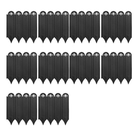 10 Pcs Garden Landscape Edging Panels Connectable Landscaping Panels No Digging Needed Lawn Fence Border for Dividing Yard Flower Bed Areas