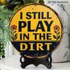 2D Flat Aluminum Sign Featuring A Humorous Design in Yellow and Black, Measuring 7.87 X 7.87 Inches. Perfect for Home Decor, Bedroom Decor, Bars