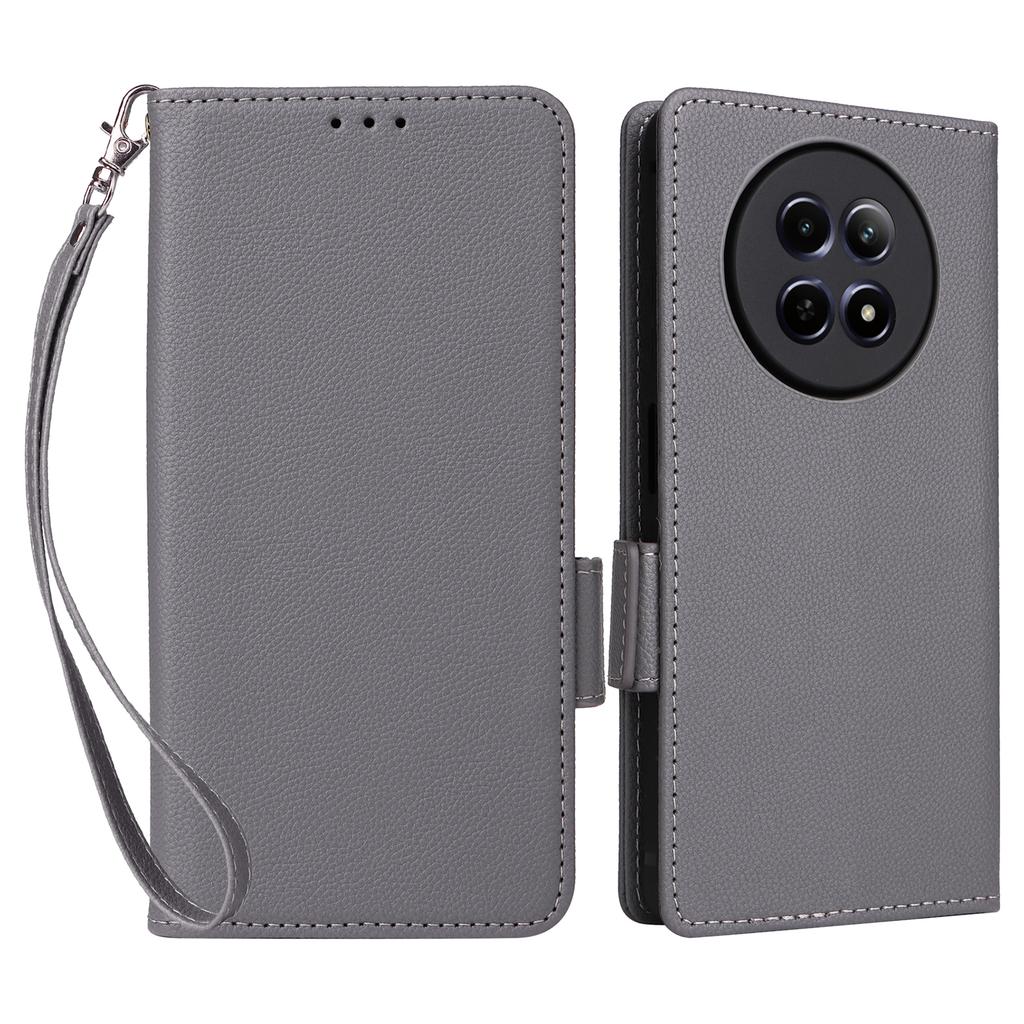 For Realme Narzo 70x 5G/C65 5G/Narzo N65 5G/13 5G/12 5G/12x 5G Case with Strap Litchi Texture PU Leather Wallet Phone Cover