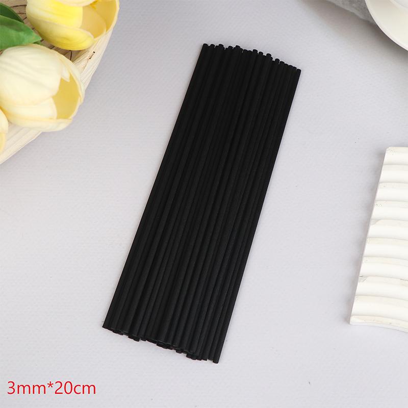 50Pcs/Pack Diffuser Sticks , Fragrance Refill Fibre Reed Thick Aromatherapy Diffuser Sticks For Diffuser Oils Home Decoration
