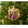 New Christmas Creative Small Ornament Red Fabric Christmas Boot Decoration Christmas Tree Ornament