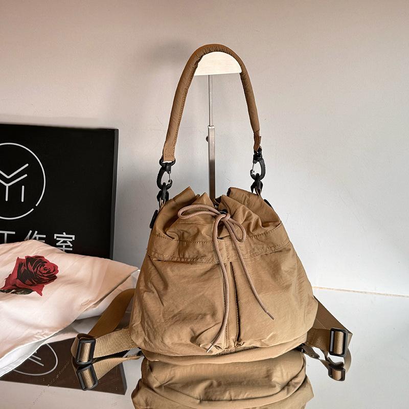 

Backpack, canvas bag, new women s bag, multi-back method, shoulder messenger bag, multi-pocket bag, luggage. хакі