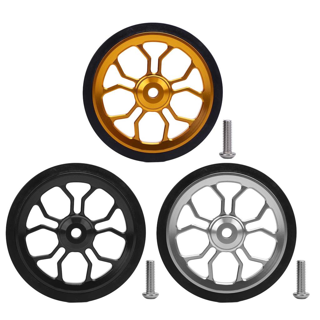 Vouwfiets Easy Wheel Aluminiumlegering Easy Wheel Soepel Rollend Lichtgewicht Verbeterde Stabiliteit Gepolijst voor Voetgangersgebied