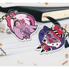 Acryl Schlüsselanhänger für Hazbin Hotel Alastor Vaggie Husk Angel Dust Niffty Anime Anhänger Kreativer Acryl Rucksack Anhänger