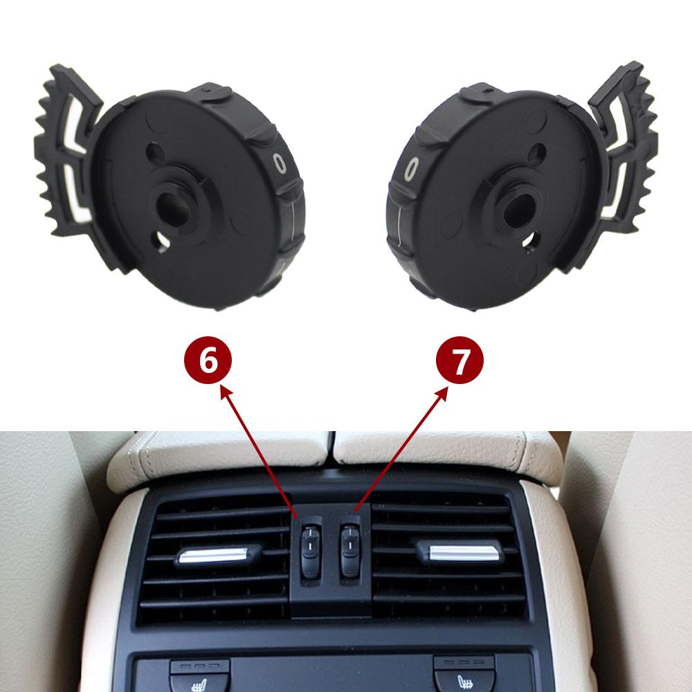 Car Front Rear Dashboard AC Conditioner Roll Air Vent Rolling Wheel Replace For BMW 5 Series F10 F11 520i 525i 528i 530i 535i