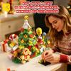 12-in-1 Christmas Tree House Building Blocks Gift Set with Gingerbread Man Decorations STEM Children's Building Blocks Toy Set