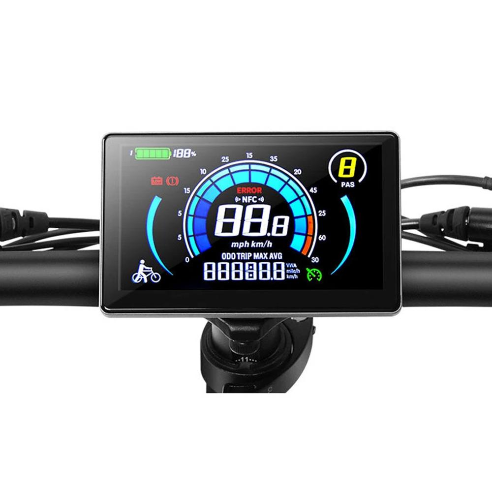 Bicicletă electrică urbană Emoko EC20 Pro 1000W cu anvelope late de 20", 48V18Ah, până la 50km/h, suspensie completă, portbagaj spate ideală pentru navetă și off-road