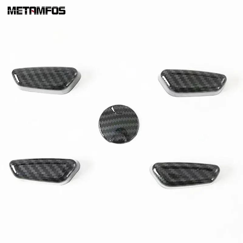 Seat Adjustment Knob Control Button Cover Trim For Ford Kuga Escape -2024 2025 Carbon Fiber Interior Accessories Car Styling