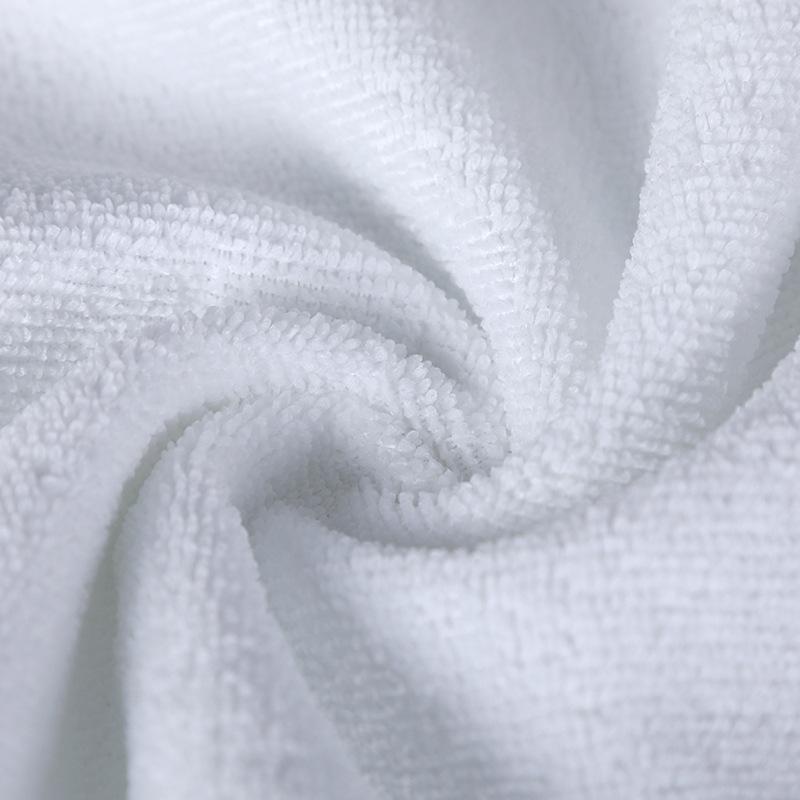 White towel bath disposable foot massage sauna absorbent towel with hand