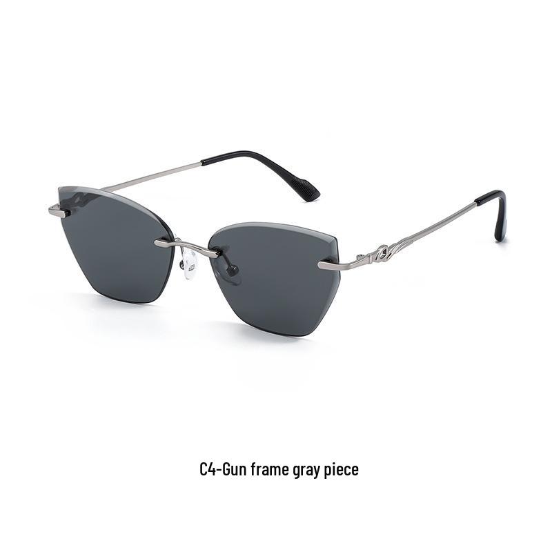 Rimless Trendy UV Protection Women s Sunglasses - High Quality Fashion Accessory