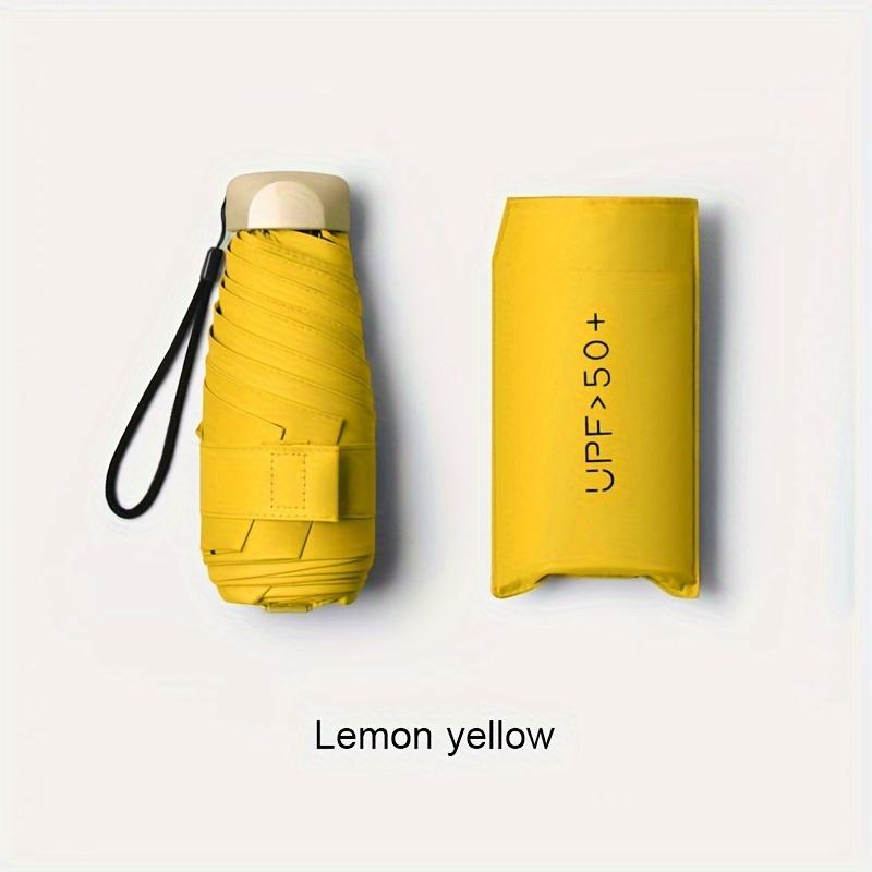 Mini Capsule Umbrella Small Pocket Rain Umbrella Folding UV Ultraviolet Protection Ultra Light Sunny And Rainy Dual Use Umbrella