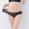 Export Transparent Sexy Lace Underwear Women's Fashion Hot See-through Traceless Plus Size Low Waist Hip Lifting Young Adult Briefs