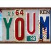 LOVE YOU MORE Vintage Wand Schild Dekoration, Metall Romantisch retro Rustikal Bar Wanddeko für Café Heimbar Büros Hochzeitsfeier