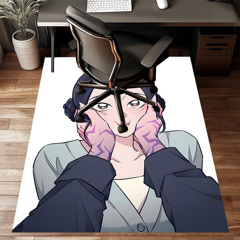 1pc KPop Demon Hunters ZOEY3 Design Printed Area Rug Carpet for Bedroom Living Room Home Decor Rugs Mat Non Slip Mat Rug for Bedside