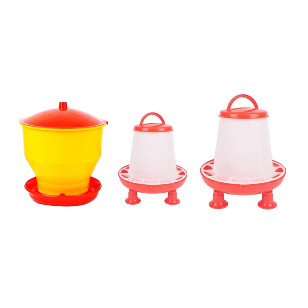 Chicken Feeder Large Capacity Detachable Pigeon Feeder for Quail Parrot Duck