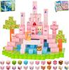 Magnetic Blocks Building Toys for Kids, 48 PCS Magnetic Blocks for Kids Ages 4-8, Magnet Cubes, STEM Sensory Toys for Girls, Holiday Birthday Gifts