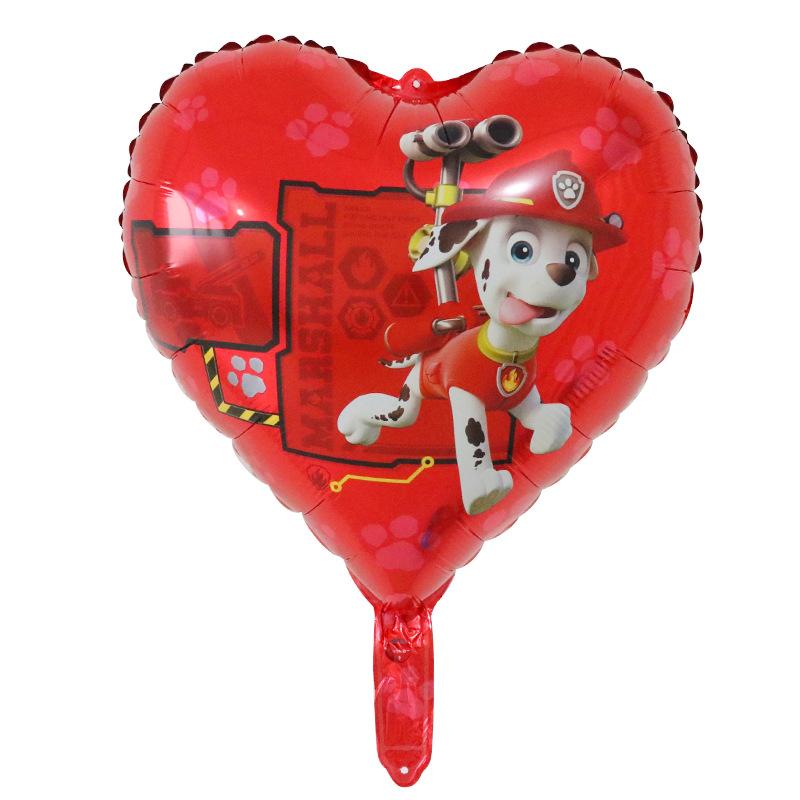 Paw Patrol Dog Paw Cute Cartoon Aluminum Foil Latex Balloons Party Decor Kids Classic Toys Helium Air Inflatable Balls Supplies