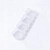 Multi-grid Transparent Plastic Storage Box Four-piece Storage Box  Hair Accessories Storage