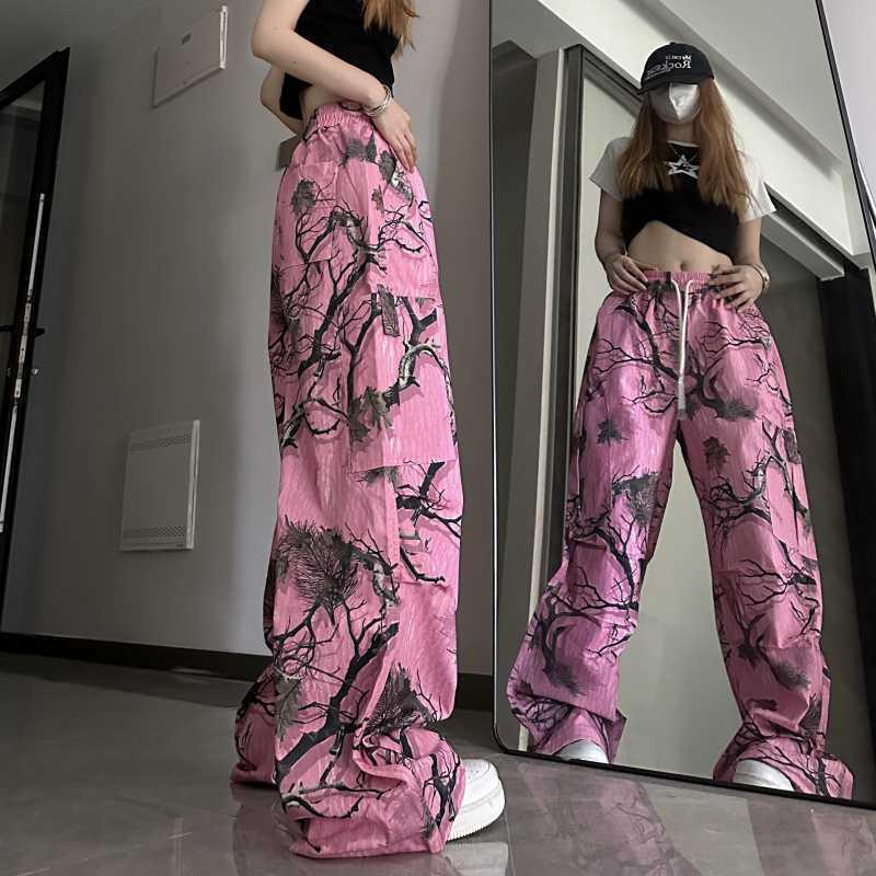 2023 Unisex Retro Graffiti Camo Cargo Pants