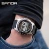 Sanda Men's Waterproof Sport Quartz Watch - Multifunctional & Hot-Selling