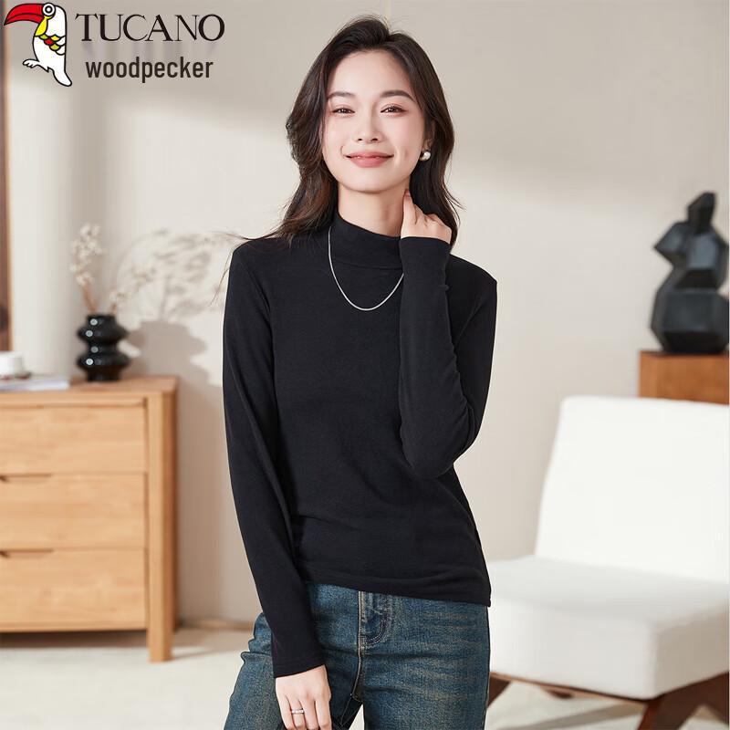 Woodpecker Women s Slim Fit Mock Neck Long Sleeve Top XXL