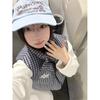 Plaid Sleeveless Down Jacket Vest for Women Autumn and Winter New Style Layered Loose Vest Jacket