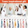 30 Pcs Thank You Keychain Bulk Employee Appreciation Gift Motivational Silicone Key Ring Inspirational Quote Keychains Staff App