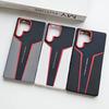 For ZTE Nubia RedMagic 11 Pro and 11 Pro+ Plus Case Metal Alloy Camera Independent Buttons Carbon Fiber Pattern Leather Cover