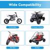 1.1 Inch Motorcycle Slip On Muffler For 125Cc 110Cc 4 Stroke Pit Dirt Bike CRF50 SSR Tao Tao DB10 Coolster Baja, Universal 28Mm Exhaust Silencer For