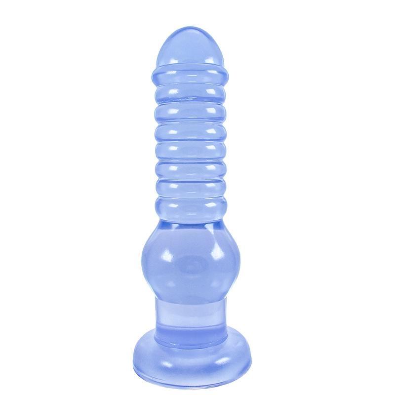 Závitový PVC Butt Plug Anální Expanzér Masturbátor Sexuální Hračka Velký Péro Fisting Strap on Kohout Gay Otrok Realistické Dildo